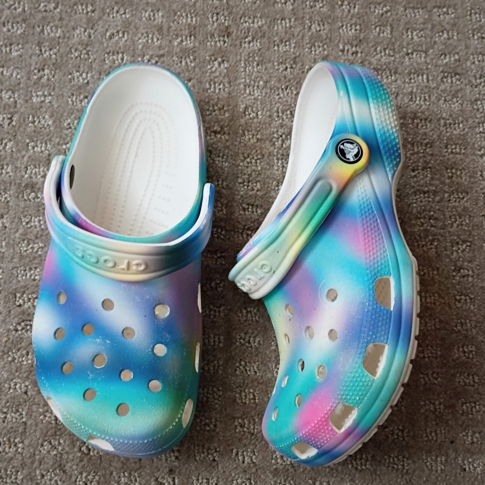 CROCS Multi Color Clogs